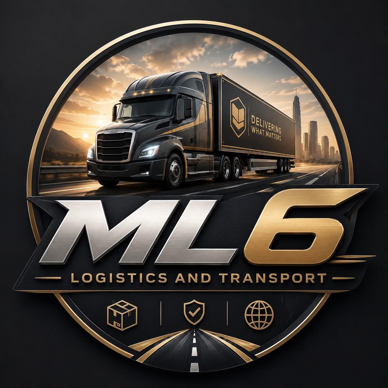 ML6 Logistics and Transport emblem